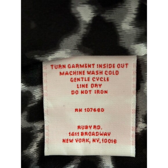 Ruby Rd Womens Faux Alligator Blazer Size 18W Plus Cropped Jacket Embellished - Picture 10 of 14